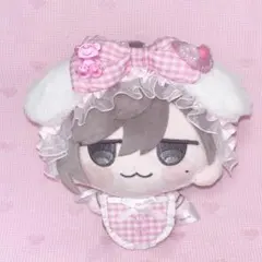 にじまるっと にじぱぺっと ぬいぐるみ ぬい服 ヘッドドレス いちご