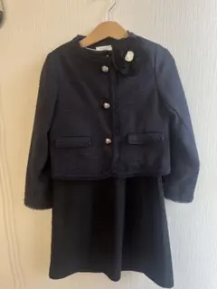 GREEN LABEL RELAXING ツィードジャケッ125cm ネイビー