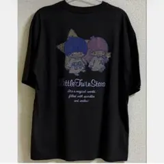 キキララ ラインストーンTシャツ 新品 ダークグレー Lサイズ