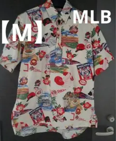 90年代製　レイン・スプーナー　MLB アロハ　M　シンシナティ　レッズ柄