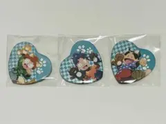 忍たま乱太郎　ナンジャタウン　ハート型缶バッジ