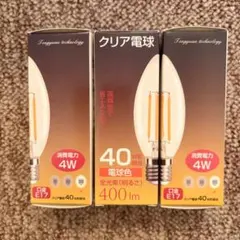 LED電球 E17 4W 3個