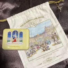 【最終価格】東京ディズニーリゾート限定　ランドホテル 巾着　（ノベルティ付き）