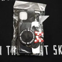 ミニー柄　iPhone11 PRO max用ケース ストラップ付きカードポケットのサムネイル