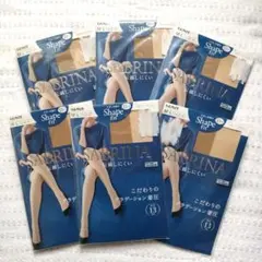 GUNZE SABRINA ストッキング M-L ヌードベージュ 6足 新品 ①