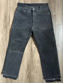 inkリメイク Levis 505 ブラックデニム Mサイズ 清春のサムネイル
