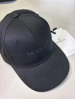 新品同様】モンクレール MONCLER キャップ ベレット ブラック - メルカリ