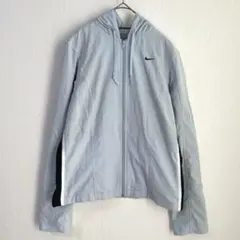 6309 NIKE ナイキ　ジップアップパーカー　ブルー　スポーツウェア