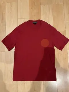 Emporio Armani 赤 Tシャツ Lサイズ