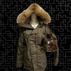 00s ファー モッズコート y2k 平成ギャル グランジ n2b