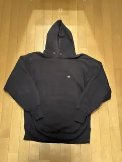 リバースウィーブ　黒　フーディー　90s XL