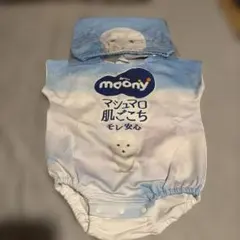 アカチャンホンポ　ムーニー　帽子付きなりきりベスト