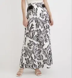 【極美品】FRAY I.D フレイアイディー ジャガード ナロー ロングスカート