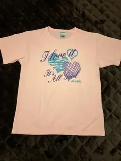 YONEX ハートプリント　Tシャツ ピンク レディース　Lサイズ　バドミントン