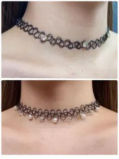 ビーズチョーカー　まとめ売り　タトゥーチョーカー　レディースネックレス