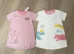 【新品未使用タグ付】夏 まとめ売り Tシャツ95 2枚セットのサムネイル