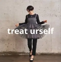 Treat Urself ドット柄 ティアード キャミワンピース ロング丈 - メルカリ