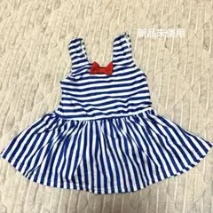 ストライプ　アンパンマン　水着 90cm 女の子　2枚セット