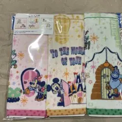ディズニー　リゾート　ミニタオル