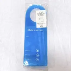 【未使用】スリーコインズ　スリコ　ドアノブサインプレート　ブルーのサムネイル