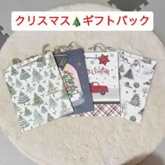 送料無料⭐️クリスマスギフトバック4個セット