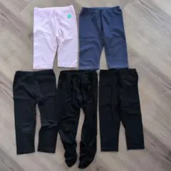 キッズ レギンス スパッツ 5枚セット 110