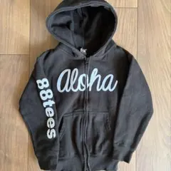 88tees Aloha パーカー 黒　サイズ:S