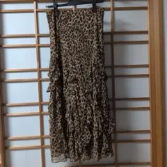 『LAUREN RALPH LAUREN』レオパード柄ラッフルスカートのサムネイル