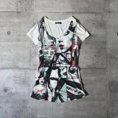2000's spiral girl shortsleeve shirt y2kのサムネイル
