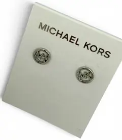 Michael Kors マイケルコース MKロゴ ピアス シルバー タグ付きのサムネイル