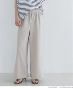 新品　coca ワイドパンツ　ライトグレー