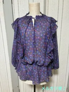 IENA IENA LA BOUCLE フラワープリントフリルブラウス◆ IENA LA BOUCLE - 【専用】IENA LA BOUCLE フラワープリントフリル