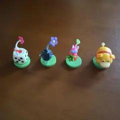 【まとめ売り】ピクミン チョコエッグ　フィギュア　４体セット　　C