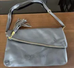 GIVENCHY ハンドバッグ ストライプ キャンバス レザー - メルカリ