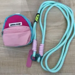 スマホショルダーストラップ ミニポーチ付き