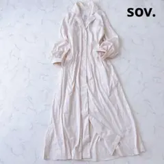 極美品♡ sov. シャツワンピース ロング ピンク ソブ