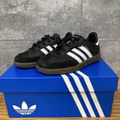 adidas Samba 黒/白 キッズスニーカー