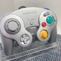 【フルメンテナンス】GC ゲームキューブコントローラー シルバー 銀色 後期型g