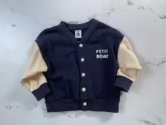 PETIT BATEAU スウェットバイカラースタジャン81cm 18Mのサムネイル