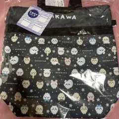 ちいかわ 3wayバッグ　ブラック レッスンバッグ　全員集合のサムネイル