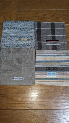 ハンカチセット Kenzo 他 4枚