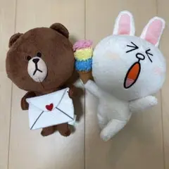 LINE ラインキャラクターズ　スタンプ　ブラウン　コニー