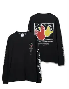 マーク・ゴンザレス✖️TENGA ロングスリーブカットソー ブラック ロンTのサムネイル