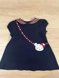 familiar ワンピース 80cm ネイビー　くまのサムネイル