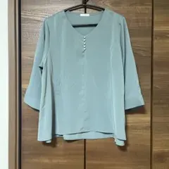 七分袖 ブラウス オフィスカジュアル 春夏