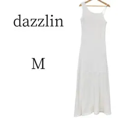dazzlin ダズリン 白 ロング キャミソールワンピース M