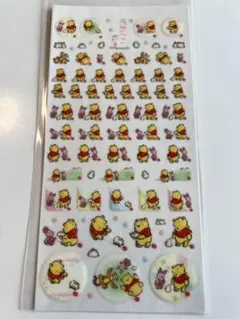 ディズニーストア　くまのプーさん 立体シールセット