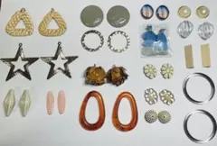 画像全部set▷▷多様なデザインのピアス・イヤリングパーツセット