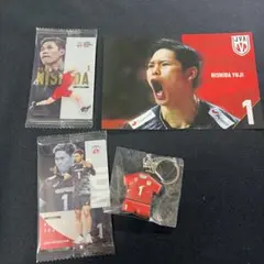 西田有志 バレーボール日本代表 ウエハース キーホルダーセット - メルカリ