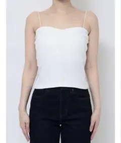 MURUA 2WAYリブキャミソール